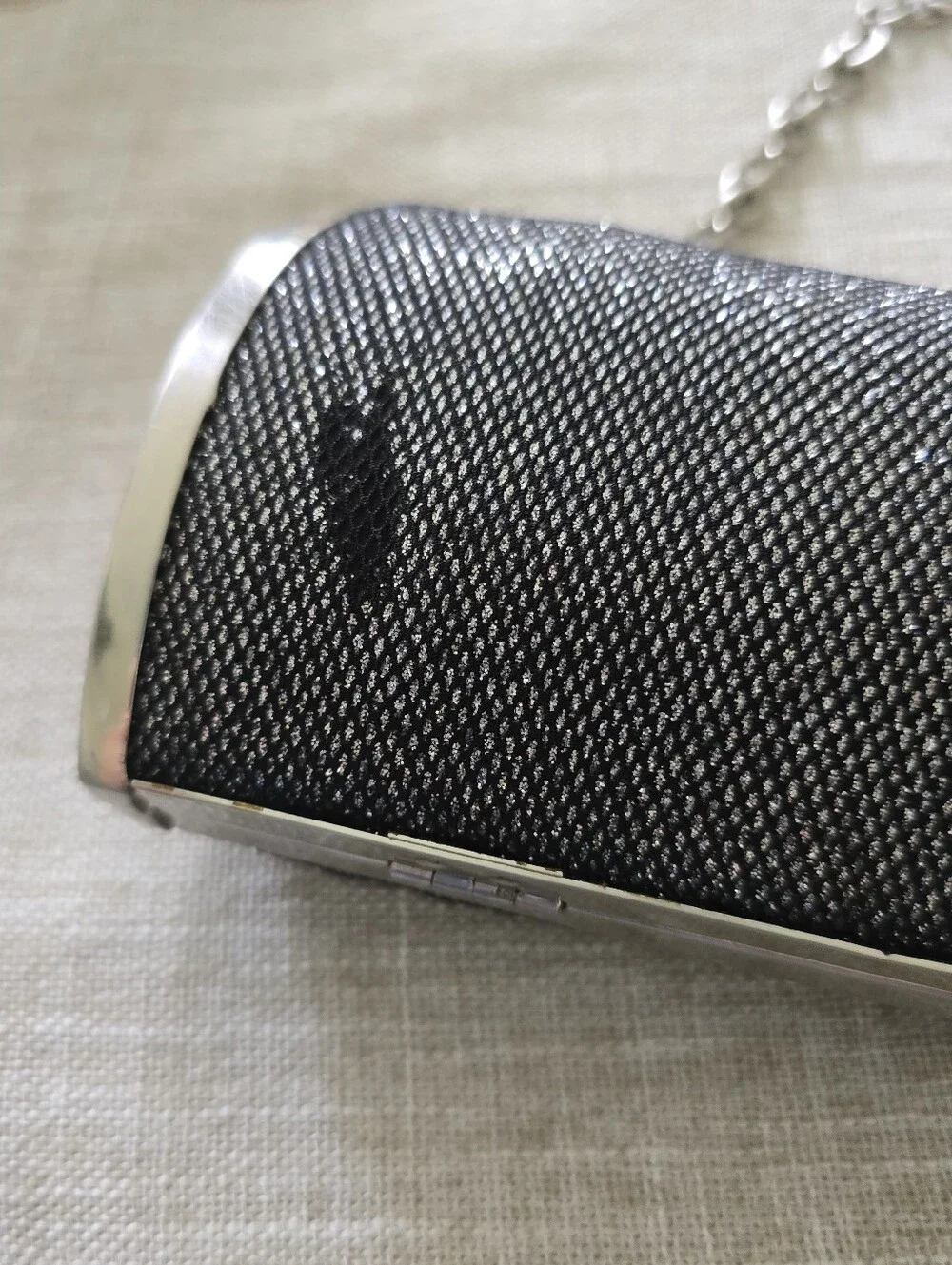 Unlisted, Kenneth Cole, Vintage Hardshell Handbag Small Evening Clutch Purse